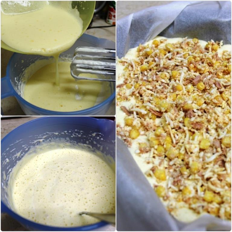 Паштида с тунцом и кукурузой