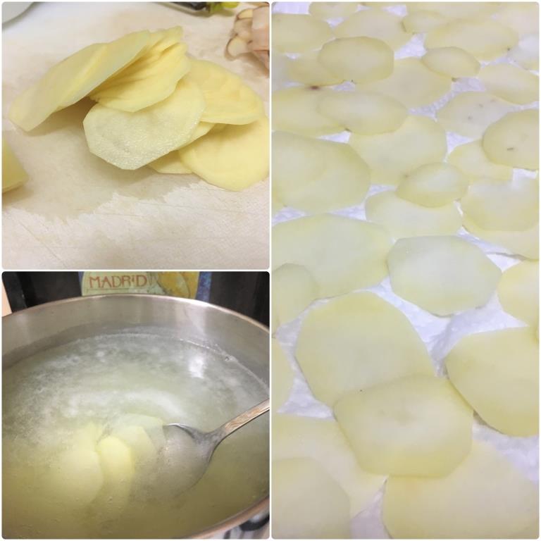 Рыба в чешуе из картофеля