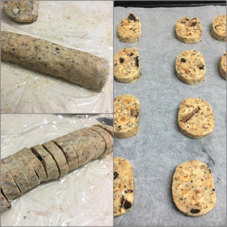 Печенье с фундуком, кофе и шоколадом