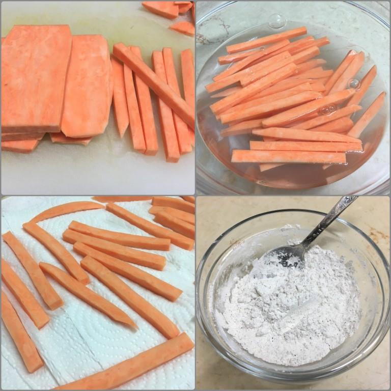 Чипсы из батата, два способа приготовления