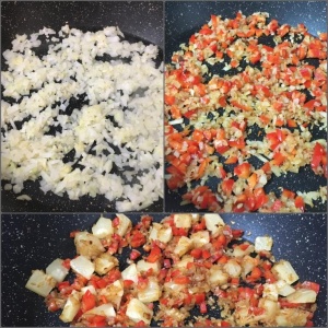 Рис с ананасом и болгарским перцем