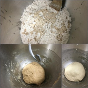 Спиральный хлеб из спельты