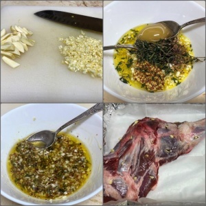 Нога ягненка, запеченная в духовке