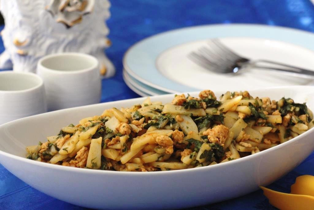 Картофель с мясом по-дагестански