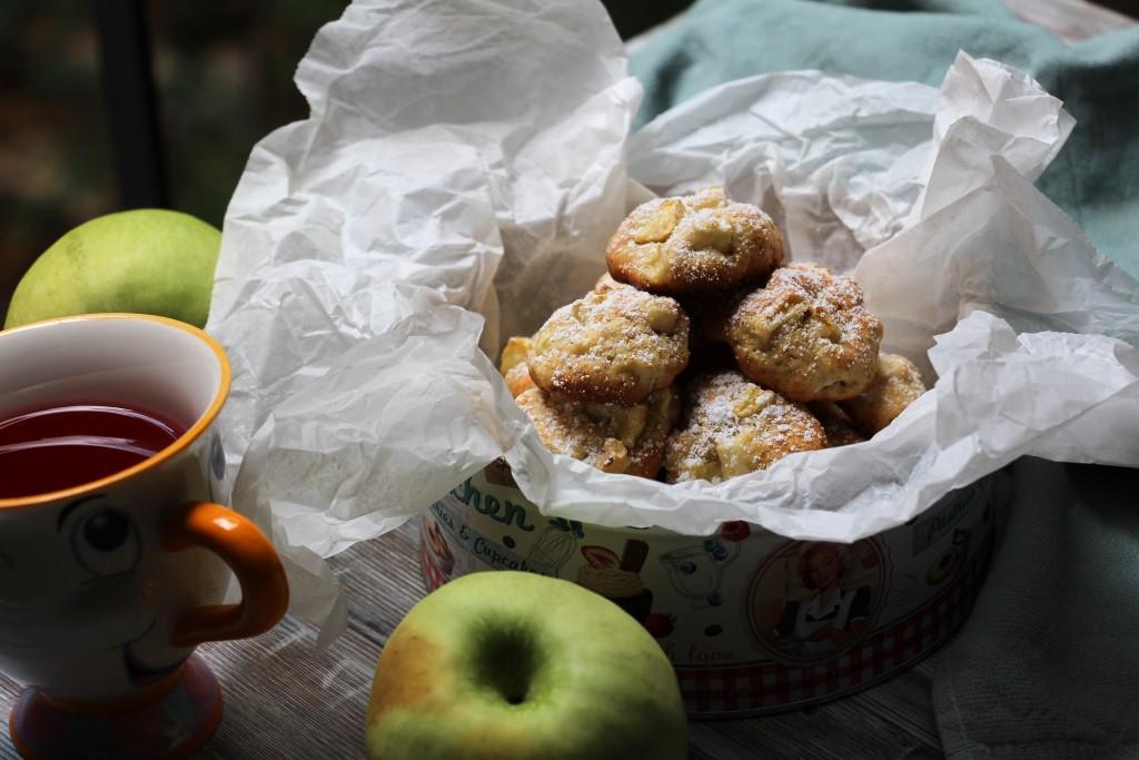 Мягкое яблочное печенье