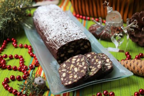 Шоколадная колбаса, бабушкин рецепт