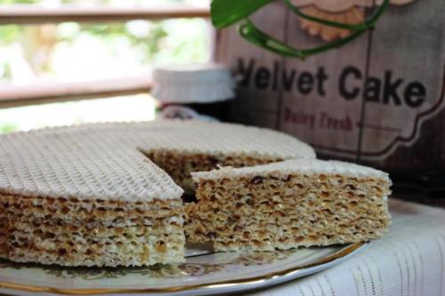 Вафельный торт