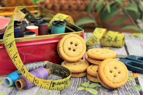 Ореховое печенье "Пуговицы" с нутеллой