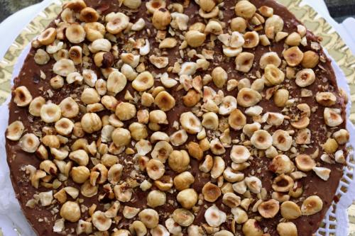 Творожный торт с нутеллой