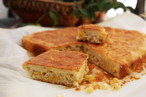 Паштеда с тунцом и кукурузой