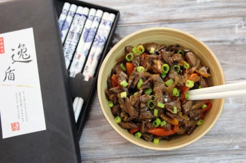 Куриные сердечки в кисло-сладком соусе