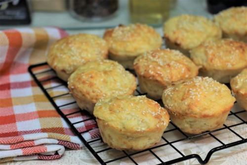 Воздушные маффины с сыром коттедж
