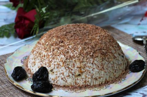 Десерт из чернослива с орехами