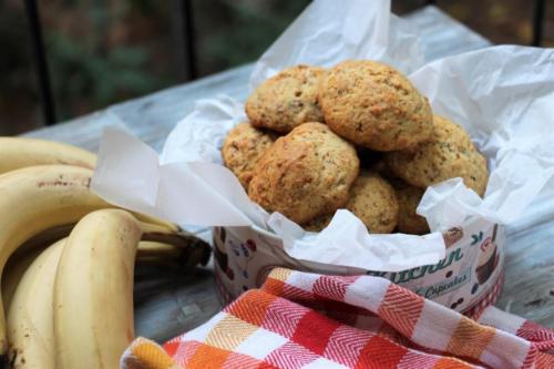 Мягкое банановое печенье
