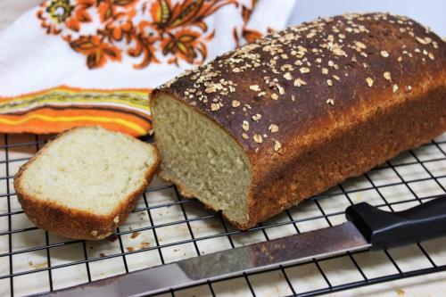 Хлеб с овсяными хлопьями