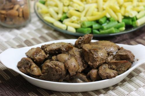 Куриная печень по-азиатски