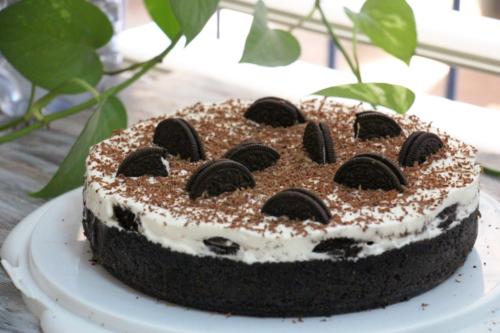 Творожный торт с орео