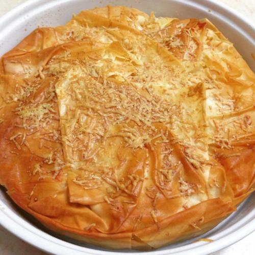 Рыбный пирог с тестом фило