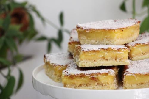 Американские лимонные пирожные (lemon bars)