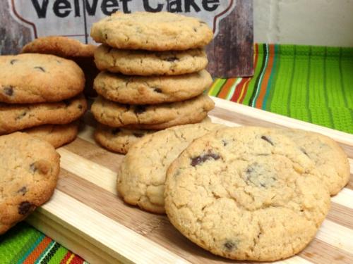 Печенье с арахисовой пастой и шоколадом