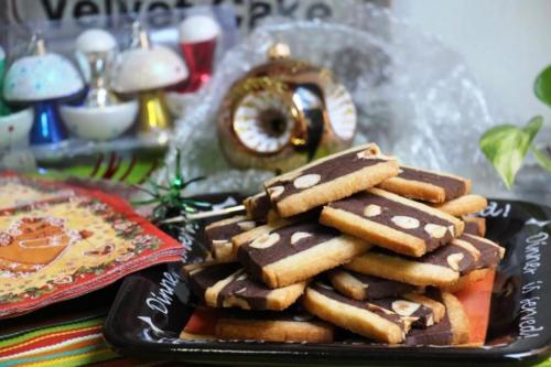 Насыщенное шоколадное печенье сабле с фундуком