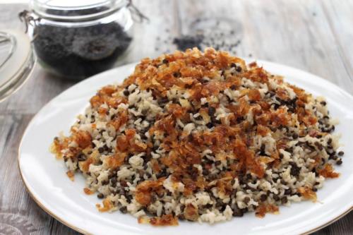 Маджадра, рис с чечевицей