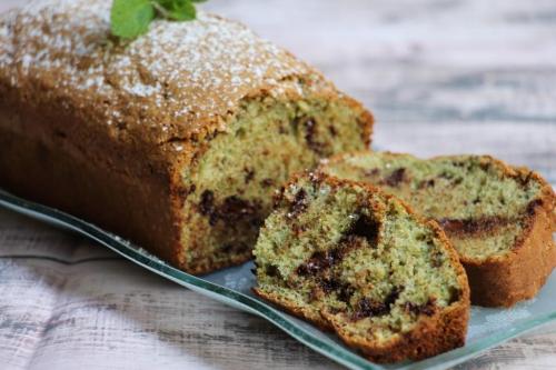 Мятный кекс с шоколадом