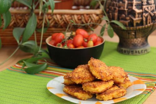 Оладьи из тыквы с пармезаном