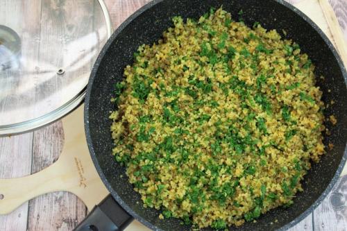 Булгур с говяжьим фаршем