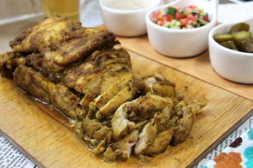 Шуарма из куриных бедер в духовке