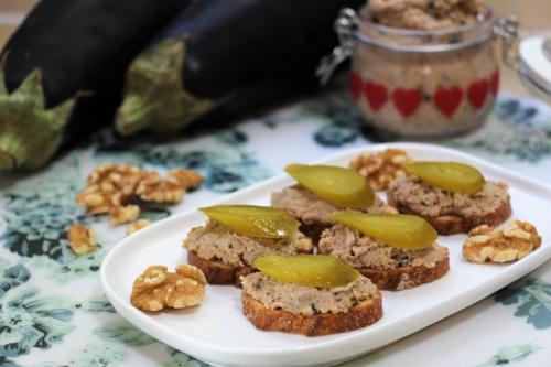 Печеночный паштет из баклажан